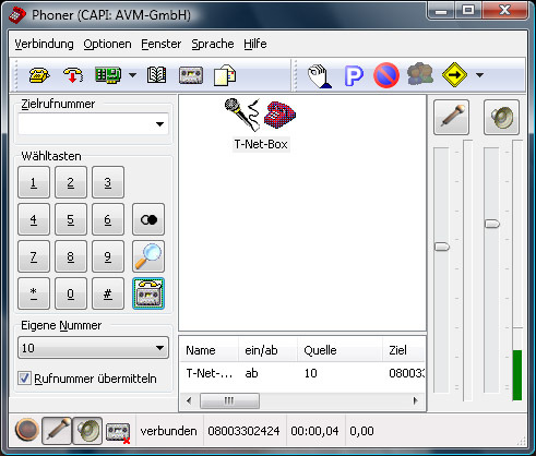 Phoner Screenshot
